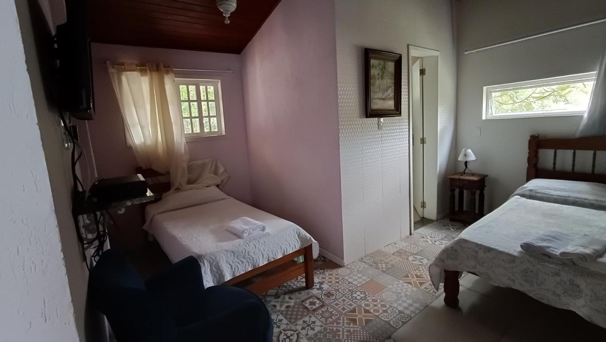 Flats Com Deque, Cozinha E Churrasqueira กงแซร์วาตอเรีย ภายนอก รูปภาพ