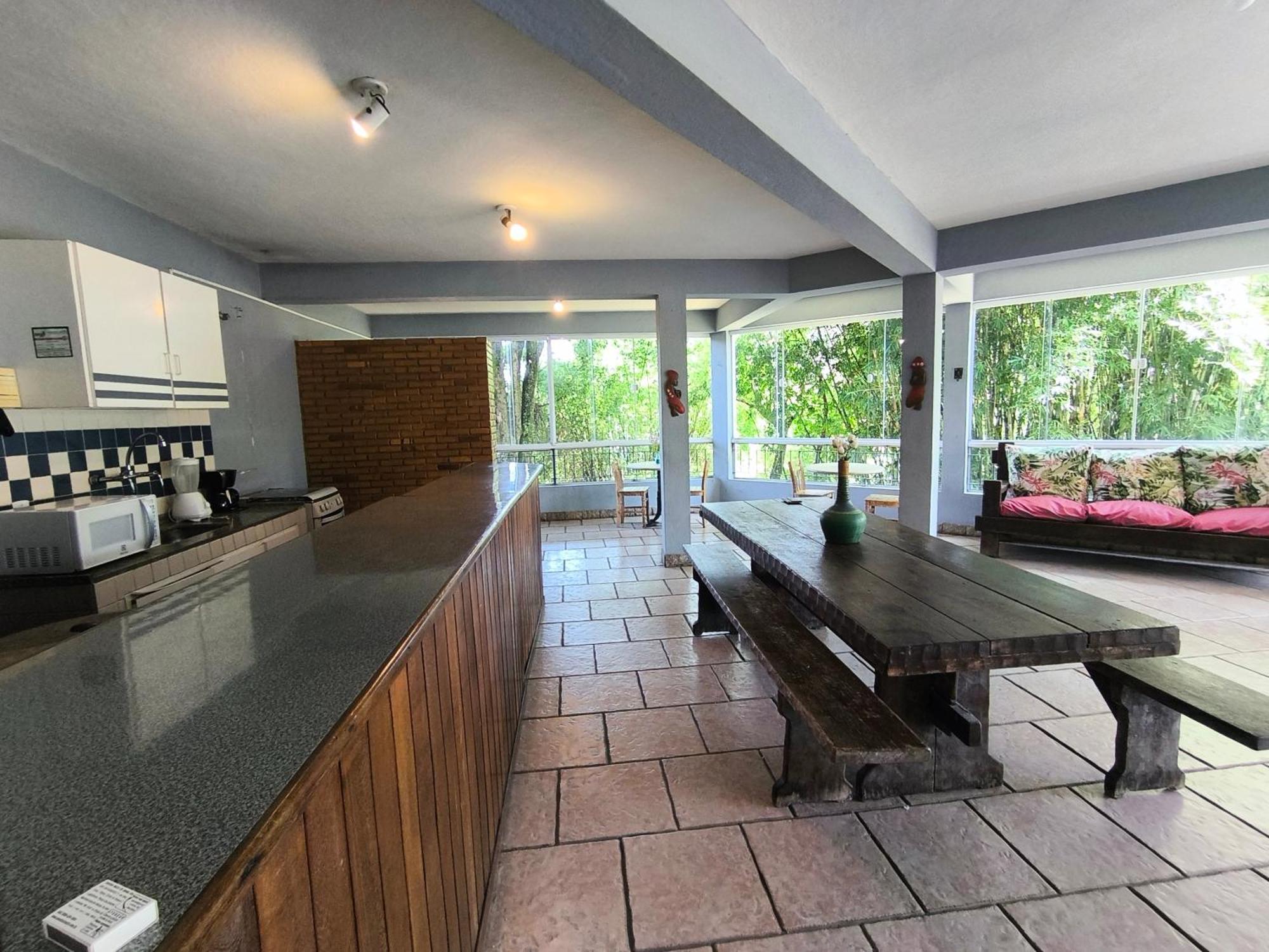 Flats Com Deque, Cozinha E Churrasqueira กงแซร์วาตอเรีย ภายนอก รูปภาพ