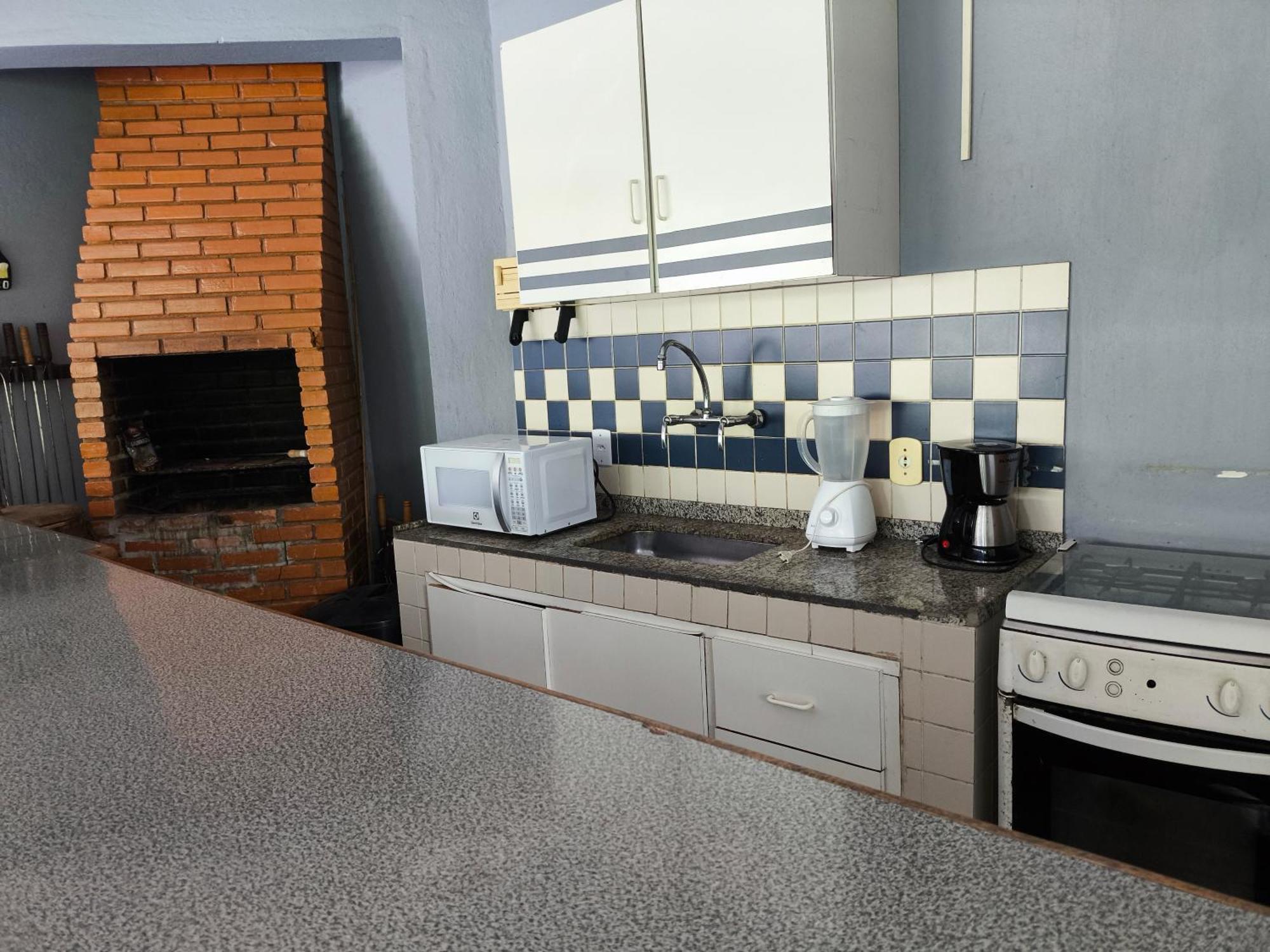 Flats Com Deque, Cozinha E Churrasqueira กงแซร์วาตอเรีย ภายนอก รูปภาพ